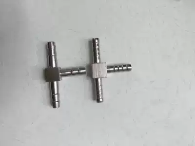 Stainless steel 304 pagoda T-shaped pagoda tube pipe tee skin connection Phi 6 8 10 12 15