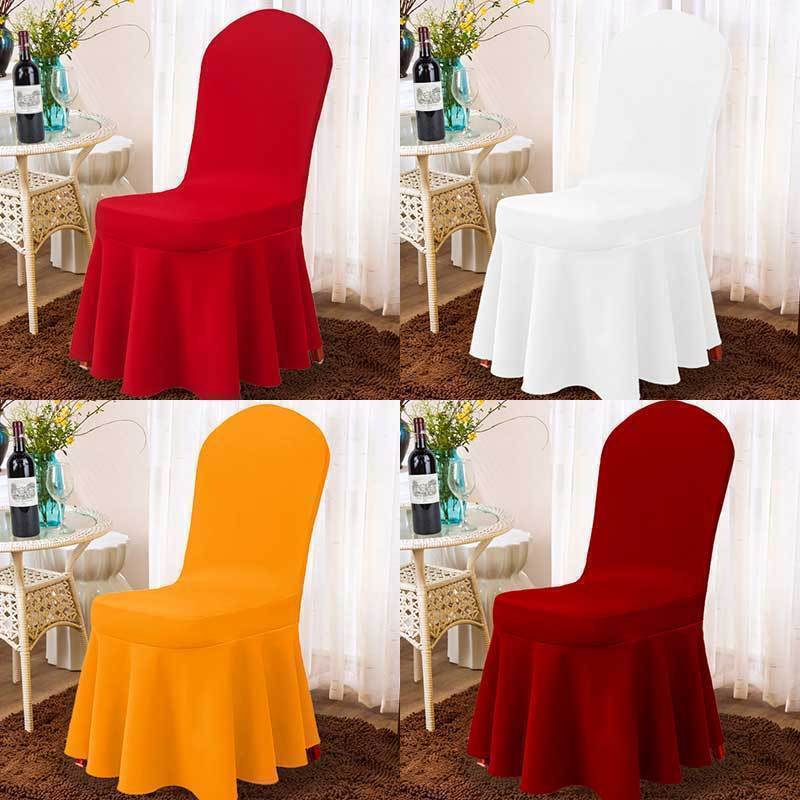Thickened feet stretch cloth chair cover Conference hotel hotel wedding wedding chair cover Seat back cover Durable