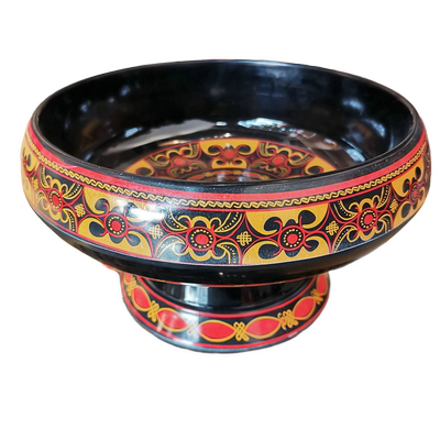 Daliangshan Yi ethnic tableware, ethnic-style printed resin, restaurant, hot pot restaurant, barbecue bowls, plates, spoons and bowls