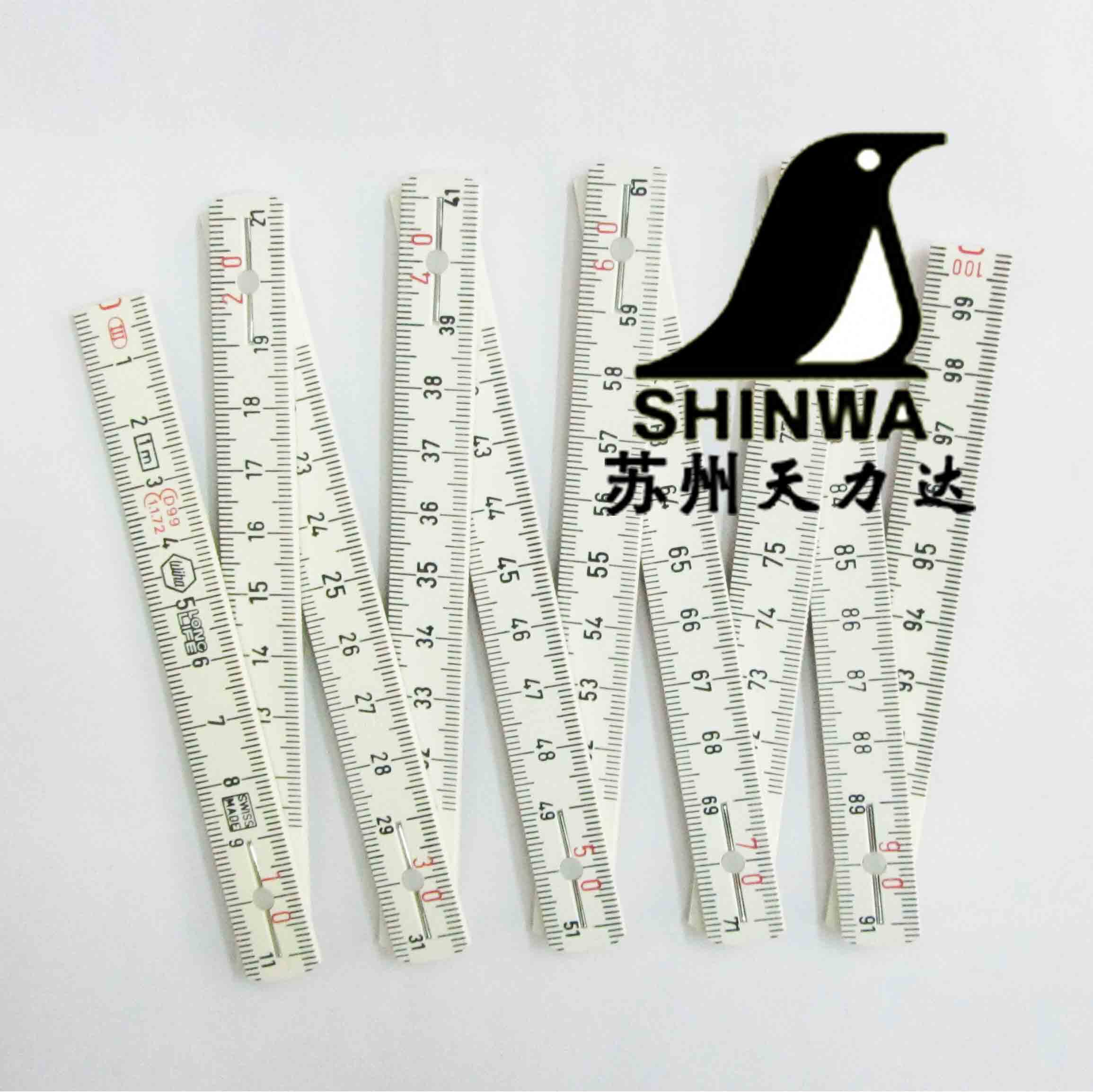Japan Affinity Shinwa Penguin Card 78606 Woodworking With Folding Ruler Glass Fiber Insulation Folding Ruler 1 m 1 m 10 Discount