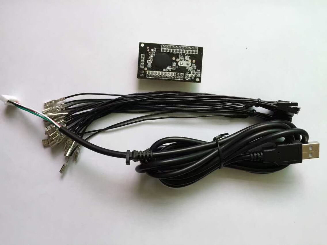 Botianyuan phụ kiện trò chơi arcade chuyên nghiệp King of Fighters rocker chip bảng mạch USB với hệ thống dây điện tay cầm chơi game ps4