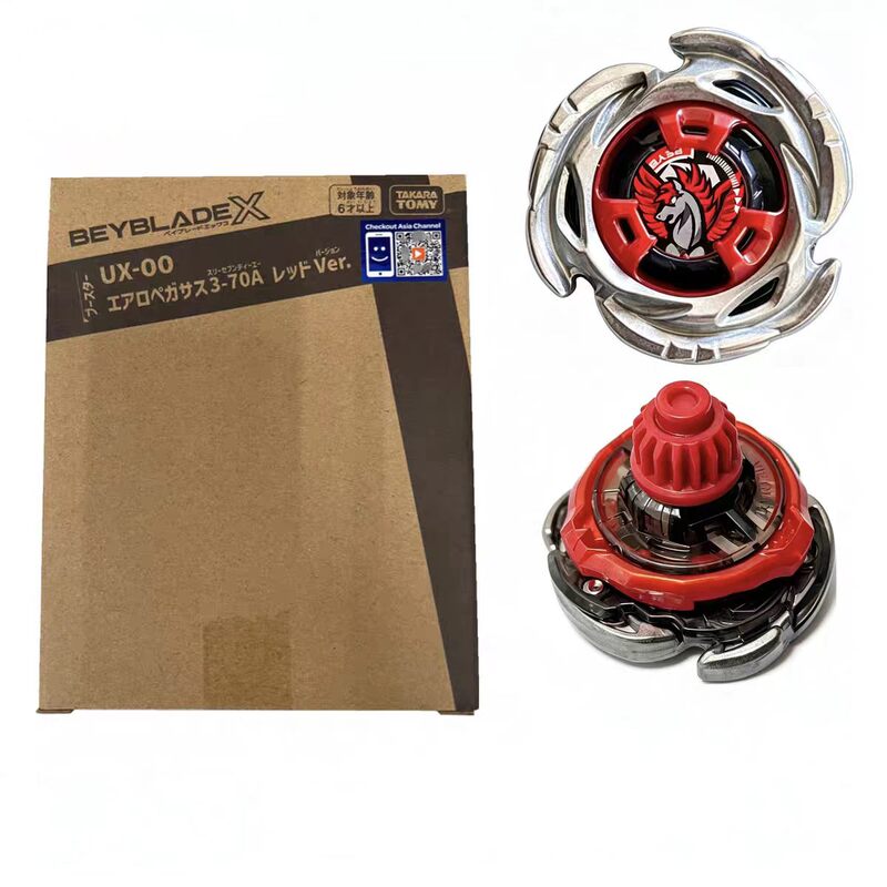 Takara Tomy Beyblade X 3-70A Ux-00 Red Air Force Sky Horse Asia Version