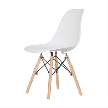 Poverty Aesthetics Nordic simple home chair black and white designer office chair renting girl plastic back chair