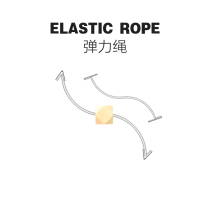 DIY wooden beads Elastic rope Photo wall Creative hole board Wall desktop shelf Wall rope Decorative rope accessories