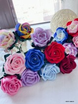 Teachers Day gift rose pen handmade ribbon new creative Qixi Festival teacher gift gel pen gift box