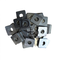 Galvanized square angle code gasket round gasket square hole pendant M12 30*30*3 40*40*3