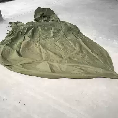 Old stock 145 high-shot front and rear canvas sets of cloths thick large canvas DIY modified military fans collection