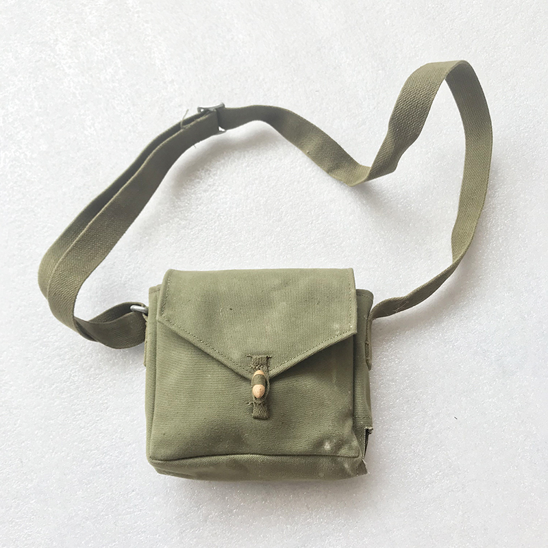 Old stock battery bag waterproof single layer vintage bag 56 type canvas tool shoulder bag bag charging treasure miscellaneous bag