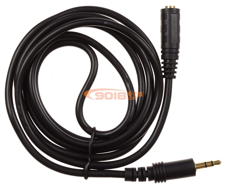 High quality 1 5 m pure copper 3 5mm headphones extended wire audio signal line