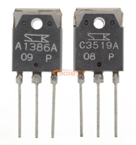 New original Sanken high power audio amplifier tube to tube transistor A1386A C3519A
