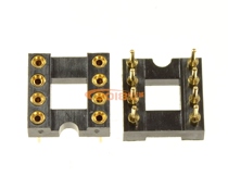 Gold-plated eight-pin DIP-8 IC op amp integrated circuit socket suitable for NE5532 AD827 OP2604