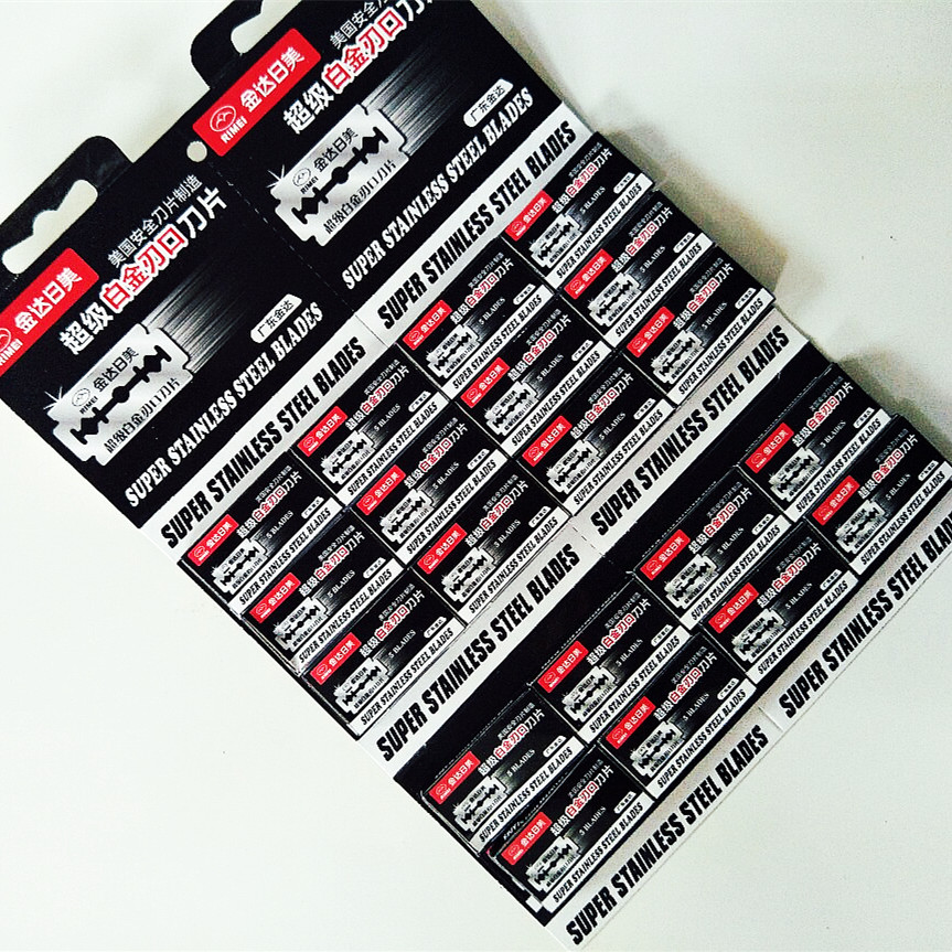 American Original Clothing Import Gold Dazha Platinum Double Sided Blade Razor Blade 2301 Black Gold Quality-Taobao