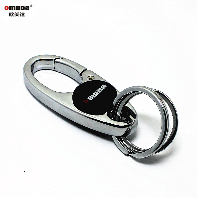 European and American Didboxed Stainless Steel Car Key Button Concept Type Keyring New Alloy Belt Buckle Direct Sales