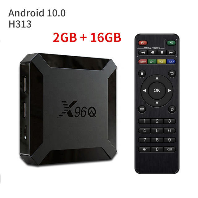 X96Q set-top box Android 10 Allwinner H313 wifi player tvbox