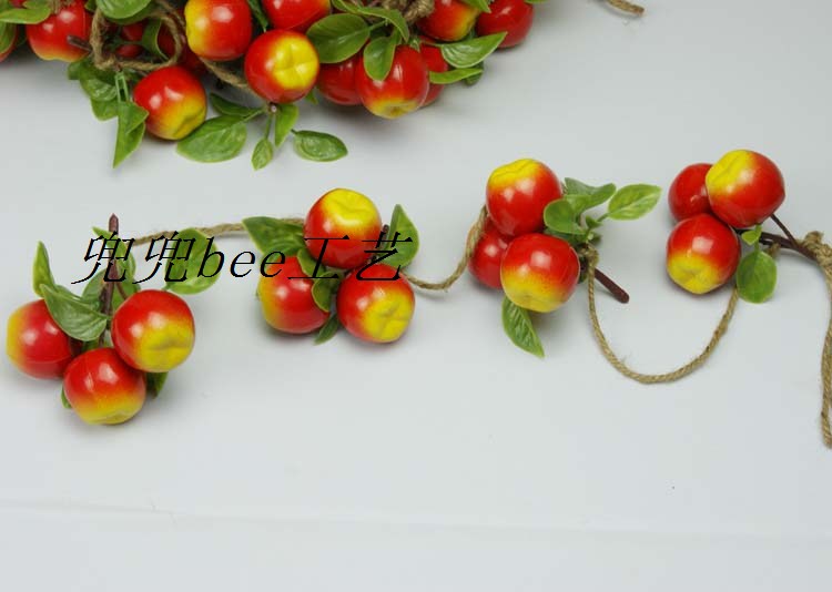 Emulated Fruit Vegetable Kid Early Teaching Photography Props Home Residence Decoration Simulation Lychee String-Taobao