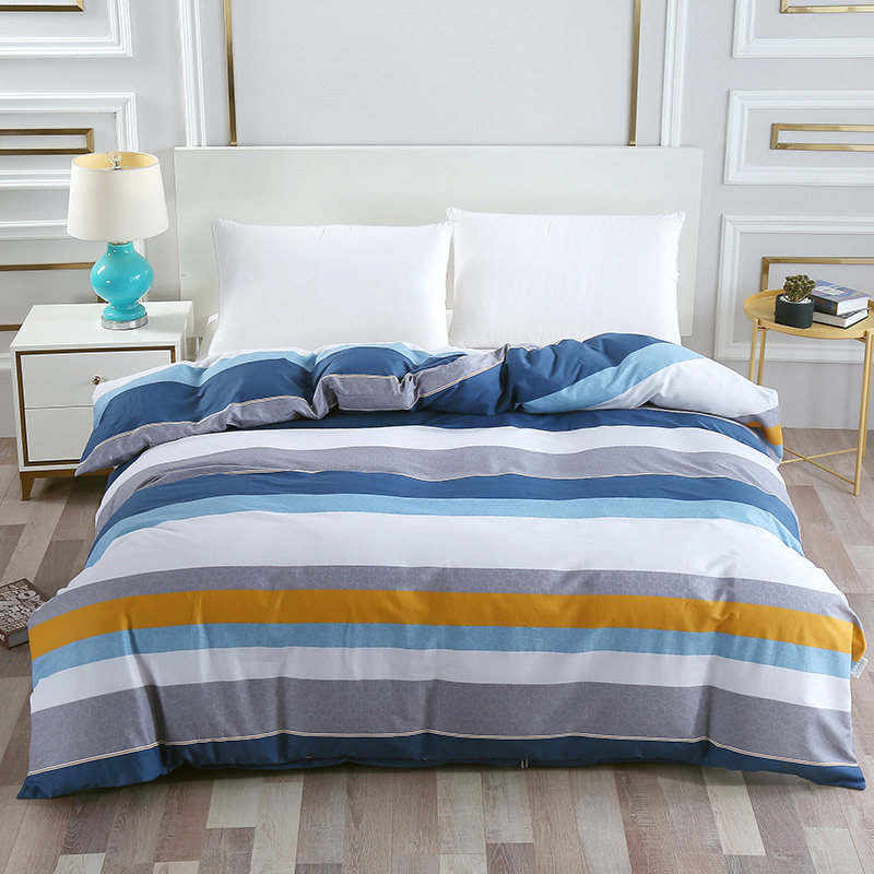 Custom cartoon cotton quilt cover single piece Student dormitory 100% cotton quilt cover 100x120x150*180x200