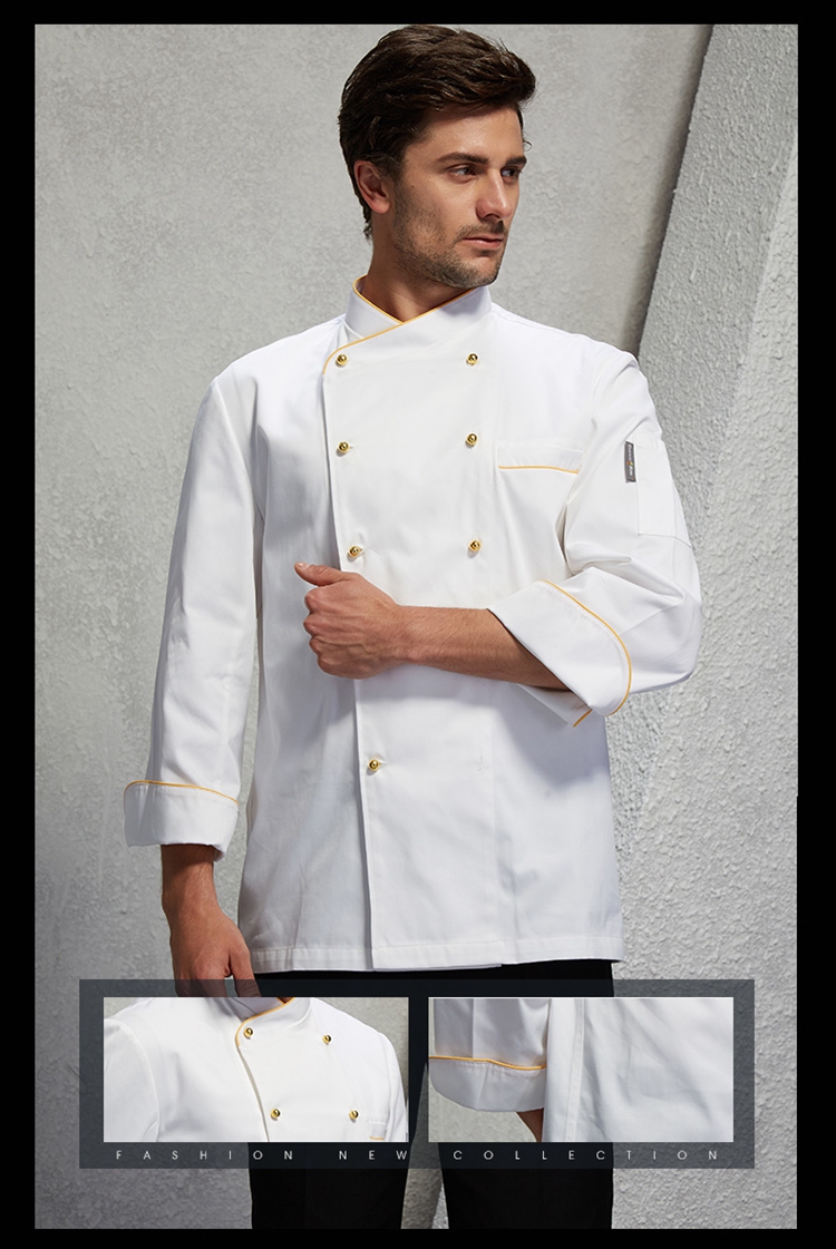 Veste chef cuisinier en coton - Ref 1908071 Image 29