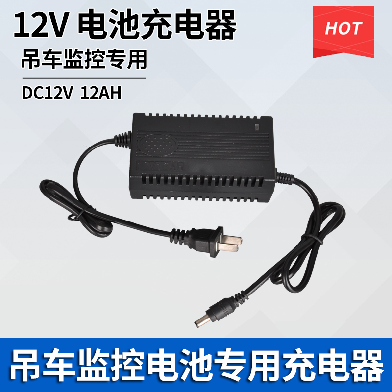12V battery charger Crane monitoring battery charger with protection 7AH-20AH universal charger