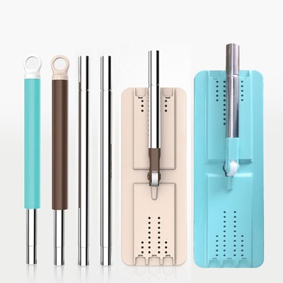 Beautiful flat squeeze scrape scrape, brush clean brush, free hand washing lazy mop accessories pole panel