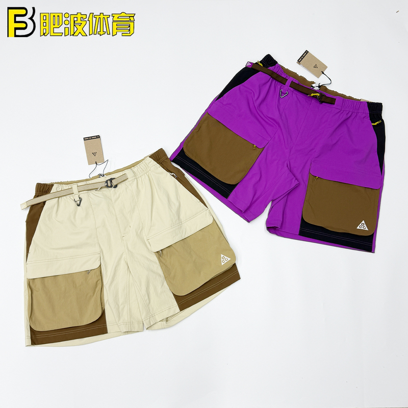 Nike Acg Logo Outdoor Functional Workwear Multi-Pocket Durable Sports Casual Shorts Hv0594-229 Nike Acg Logo Outdoor Functional Workwear Multi-Pocket Durable Sports Casual Shorts Hv0594-229