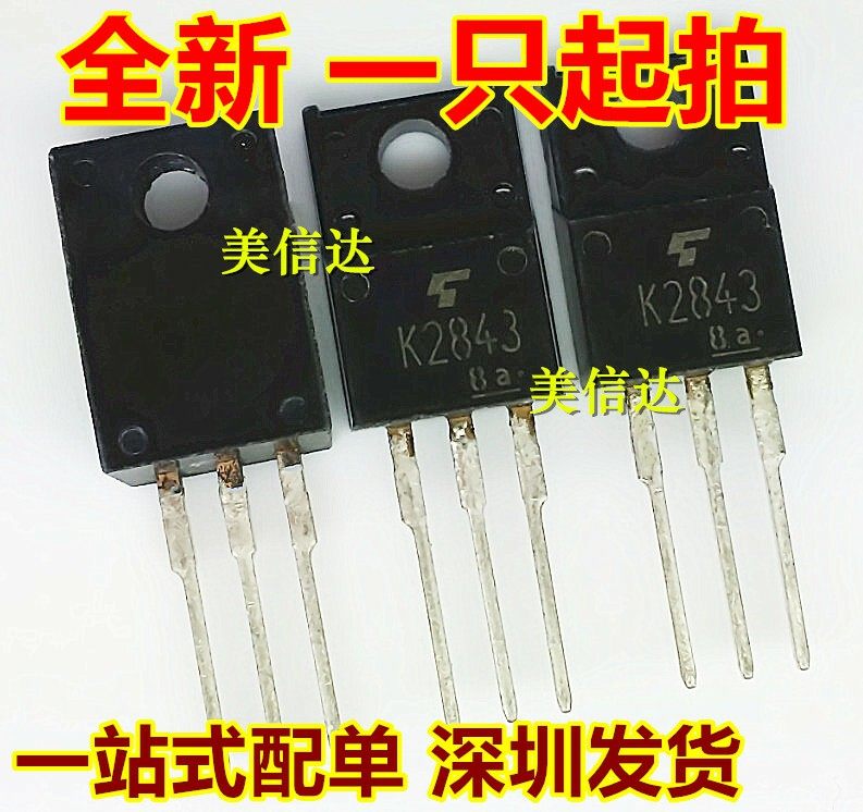 K2843 2SK2843 10A 600V New Original Field Effect Tube TO-220F One-stop order