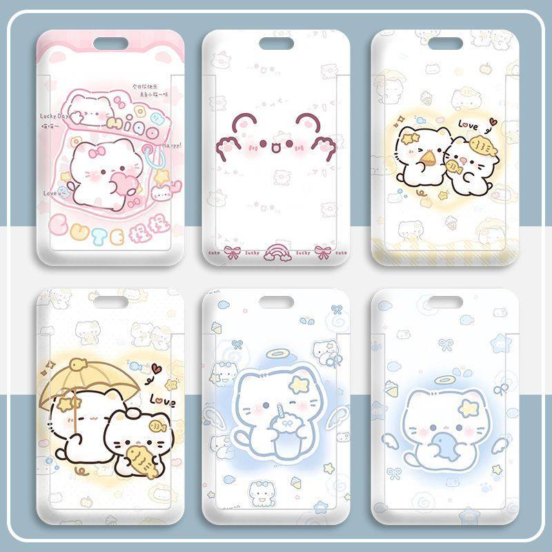 Colorful cartoon sliding card for meals, public transport, Instagram-worthy feng shui, access control, and campus use.