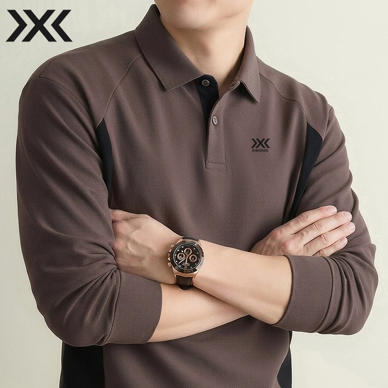 Outlet Clearance Xbionic Men's Long Sleeve Polo Shirt Business Casual Commuting Turn-Down Collar Antibacterial Sports T-Shirt Outlet Clearance Xbionic Men's Long Sleeve Polo Shirt Business Casual Commuting Turn-Down Collar Antibacterial Sports T-Shirt