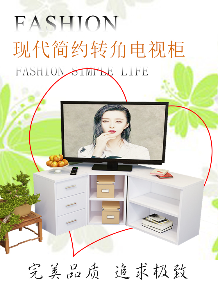 tivi sony 49 inch Góc kết hợp tủ TV Tủ góc Tủ âm thanh tủ âm thanh Tủ Hàn Quốc Tủ đơn giản Tủ tam giác - TV tivi samsung 55 inch giá bao nhiều