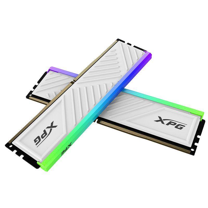 Панель памяти Adata DDR4 3600 RGB light bar D35 для настольного компьютера CL18 белого цвета Изображение 1