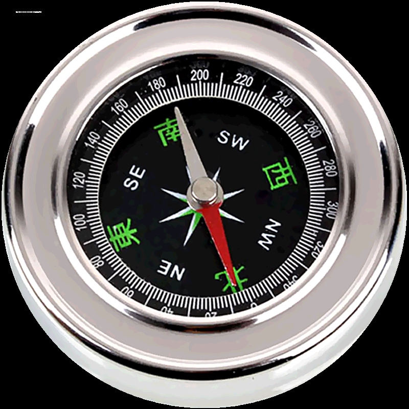 Motorcycle Compass, Bicycle Compass, Car Compass with Chinese Characters, Mini Chinese Compass