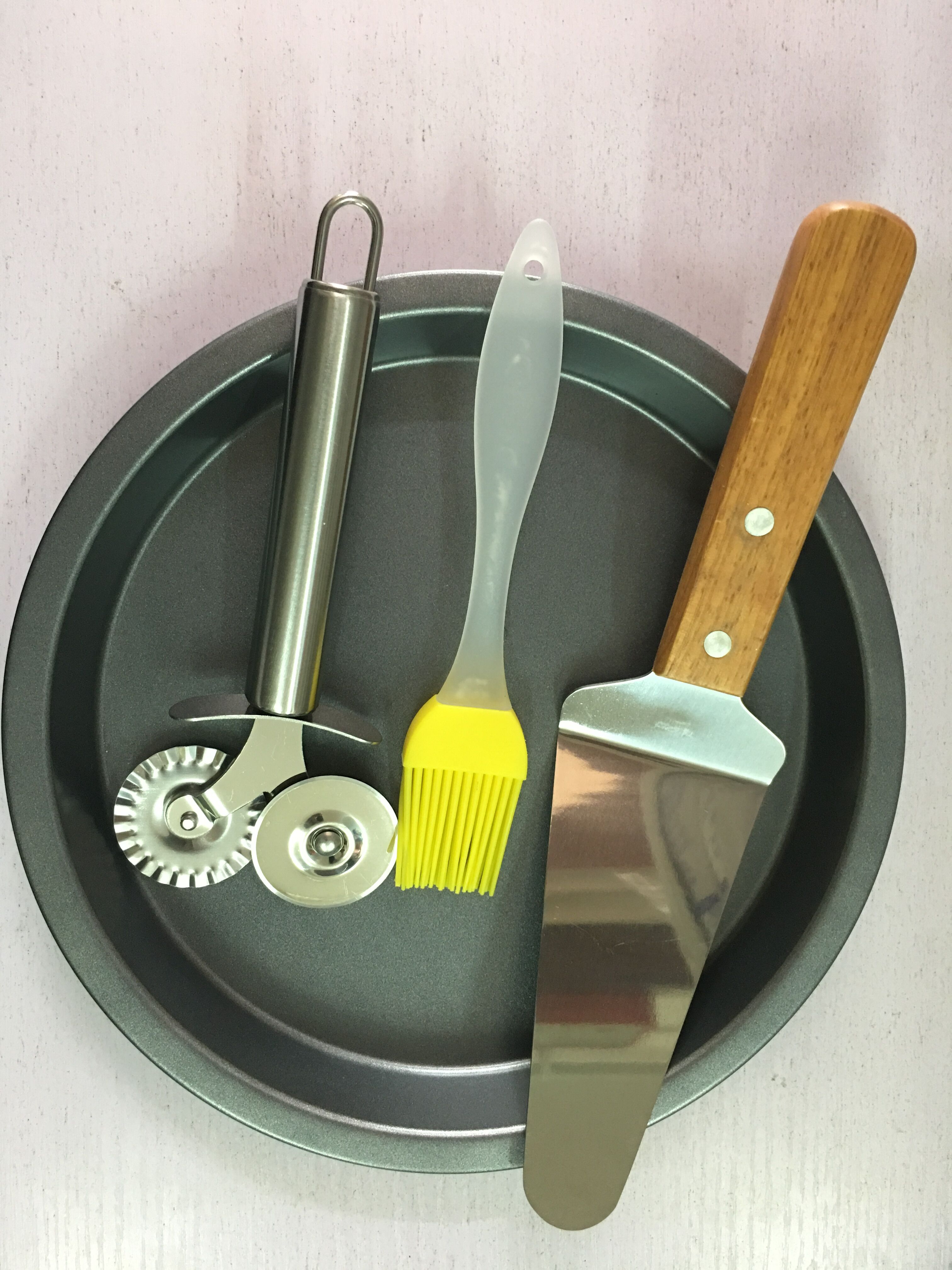 Oven Grill Pan 6 Inch 8 Inch 9 Inch Pizza Pan Pizza Pizza Pan Pie Tray Baking Tool Package