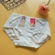 Caiti màu tinh khiết cotton đồ lót phụ nữ eo bông boxer bụng bảo vệ cung điện màu da không có dấu vết 4