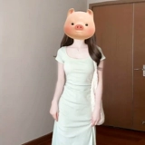 Корсет, летняя длинная юбка, для формы тела «груша», по фигуре, с открытой спиной