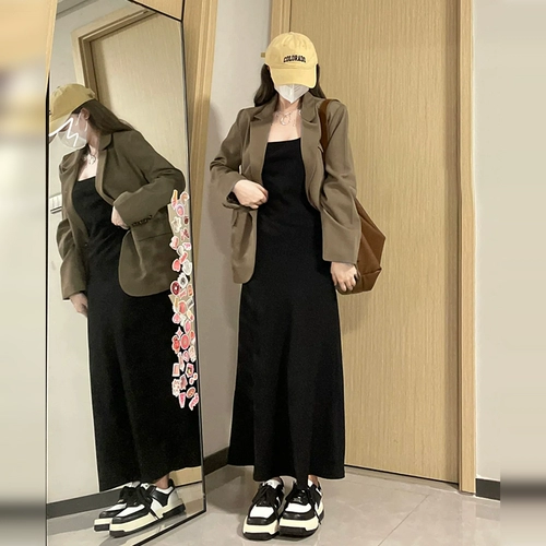 Летнее платье-комбинация, платье, длинная юбка, изысканный стиль, французский стиль