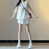 Популярная красивая летняя одежда этого года, маленькое платье высокого класса, женский костюм-двойка, новый стиль 2025 года, слегка полноватый, полный наряд.