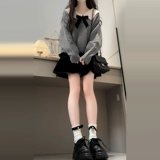 Весенний комплект, юбка, подходит для подростков, тренд сезона, изысканный стиль