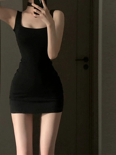 Черная тонкая талия, чистое желание, сексуальная горячая девушка, юбка на подтяжках, женская юбка на подтяжках, новый стиль 2025, нижняя юбка до бедра