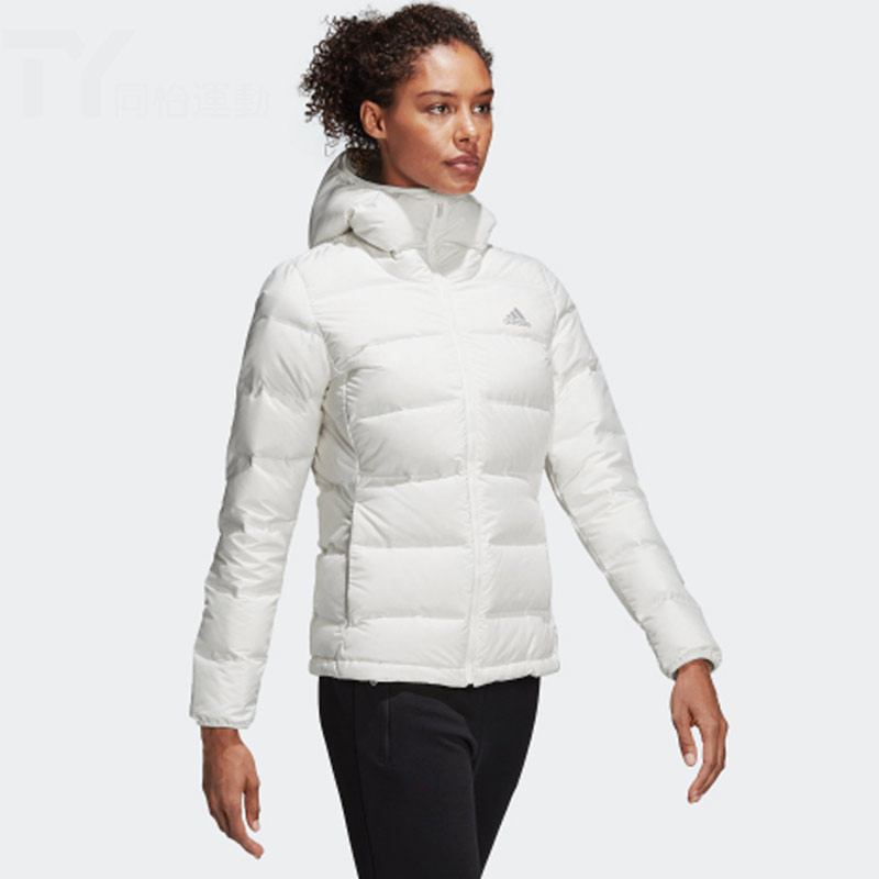 Adidas Sports Set 2018 Winter Light Áo trùm đầu ấm Áo khoác xuống Quần chạy mẫu bộ thể thao nữ đẹp