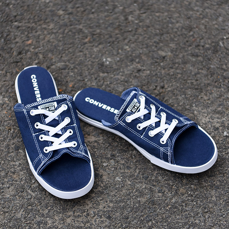 Dép Converse Giày nam Giày nữ mùa hè 2019 Dép đôi nhẹ kiểu mẫu Một chân mang dép thể thao giản dị - Dép thể thao giày dép juno