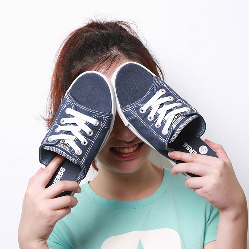 Dép Converse Giày nam Giày nữ mùa hè 2019 Dép đôi nhẹ kiểu mẫu Một chân mang dép thể thao giản dị - Dép thể thao giày dép juno