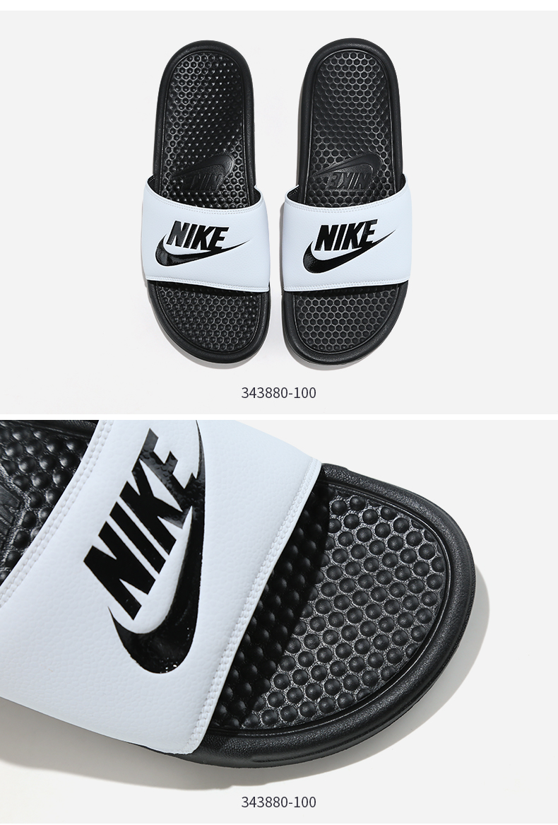 Giày Nike nam 2018 hè mới móc lớn dép nhẹ đi biển thể thao dép và dép 343880-100 dép nike jordan