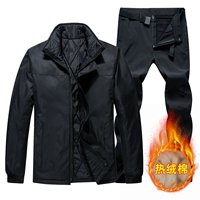 895 черный плюс хлопковый костюм