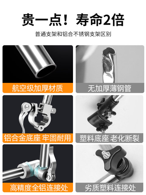 Electric car umbrella holder, bicycle battery car support frame, umbrella support artifact, baby bicycle clip, umbrella holder