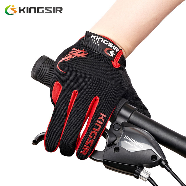 Bicycle gloves full-finger men's and women's winter touch screen cycling gloves mountain bike bicycle road bike motorcycle gloves