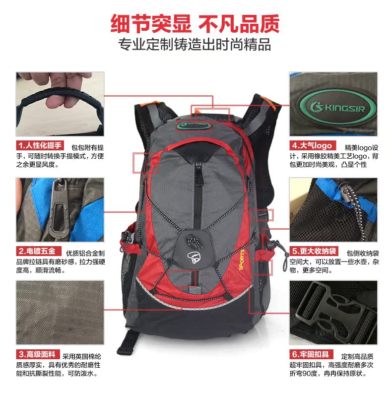 Sacoche pour vélo mixte KINGSIR - Ref 2217857 Image 13