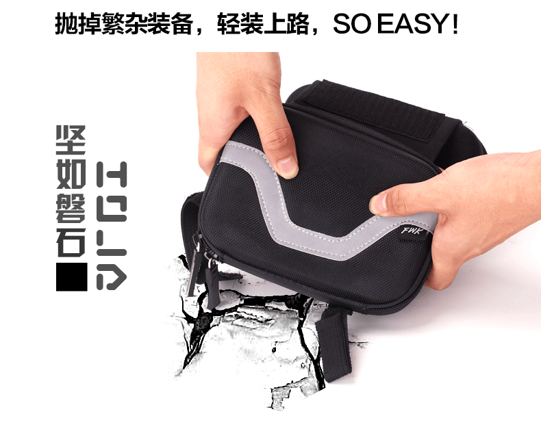 Sacoche pour vélo mixte KINGSIR - Ref 2216882 Image 8