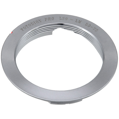 American Fotodiox L39 M39 50-75mm lens relentry Leica M mount body adapter ring