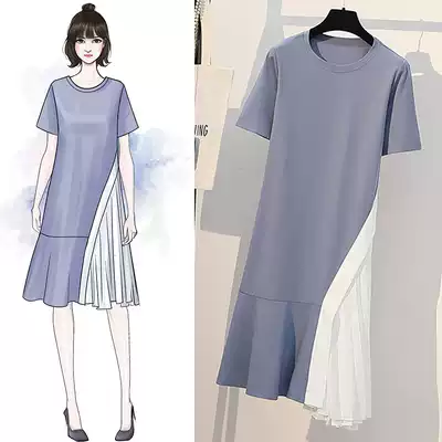Pregnant Women summer dress dress 2021 New Fashion big size summer short sleeve thin skirt women wear