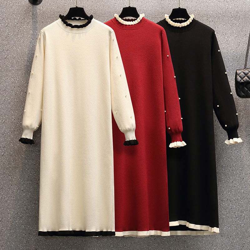 Pregnant Woman Autumn Dress Foreign Dress 2022 Autumn Winter New Less Age Spring Clothing Sweater Pregnancy Out of Skirt Children