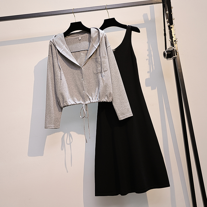 Pregnancy Woman Dress Autumn Winter Dress Foreign Dress 2022 New Large Size Women's Dress Fashion style Spring Two sets of skirts